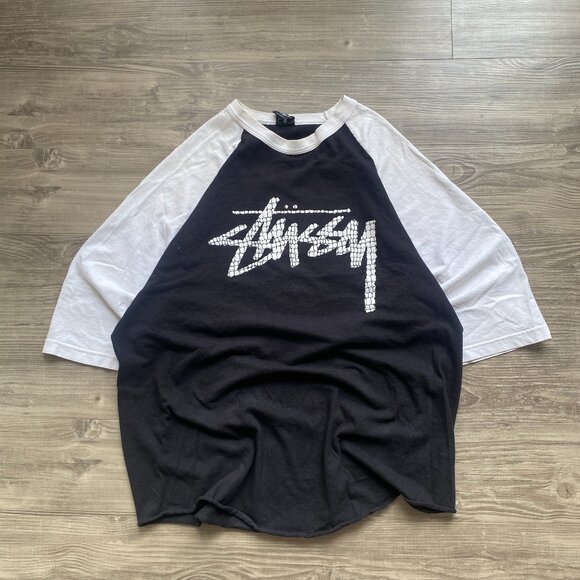 Vintage Stussy Baseball Jersery - Picture 1 of 3